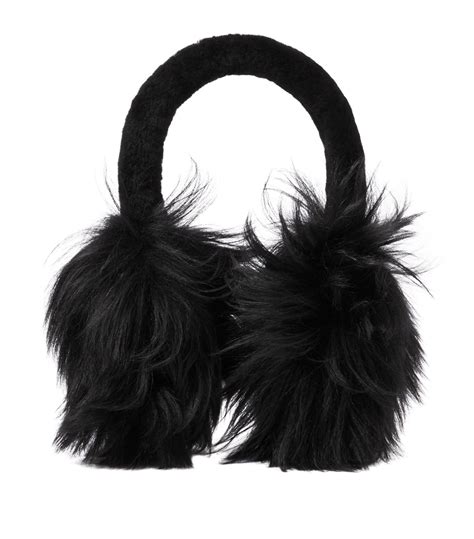 ear muffs burberry|black shearling ear muffs.